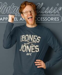 Ufc Jon Jones Bones Shirt Long Sleeve Tee
