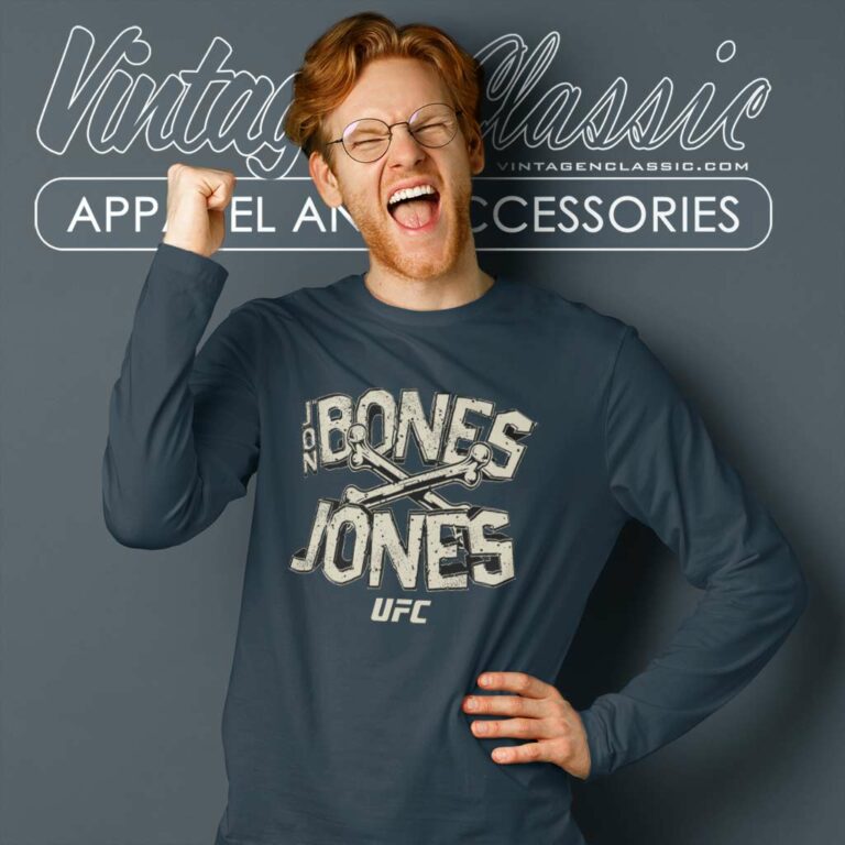 Ufc Jon Jones Bones Shirt Long Sleeve Tee Ufc Jon Jones Bones Shirt Long Sleeve Tee