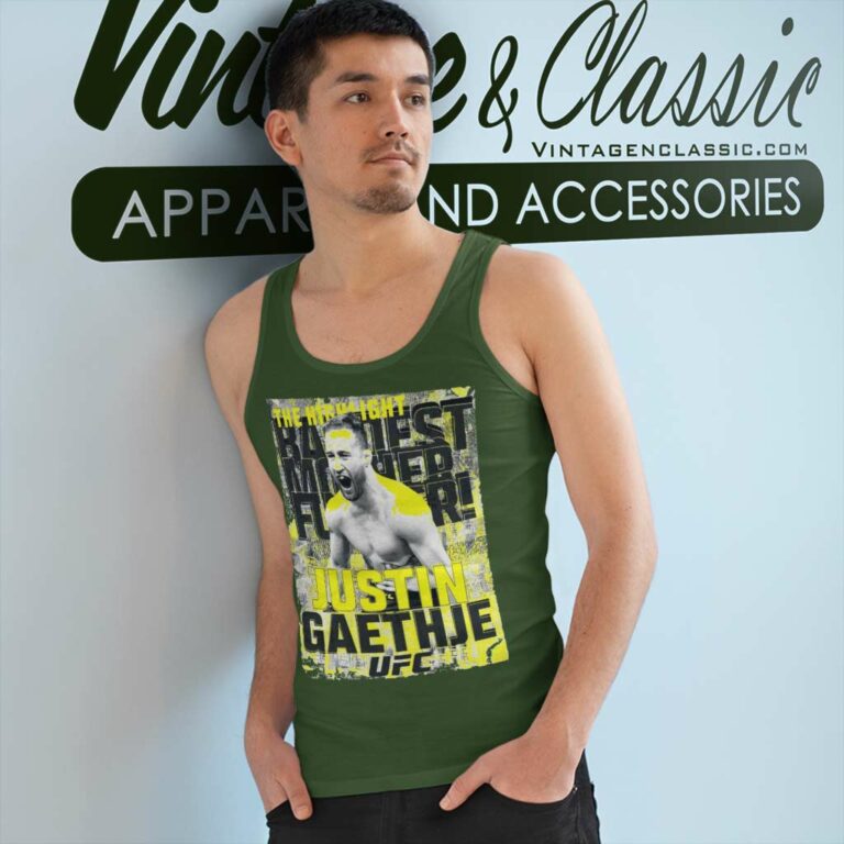 Ufc Justin Gaethje Ufc 291 Bmf Champ Tank Top Racerback Ufc Justin Gaethje Ufc 291 Bmf Champ Tank Top Racerback