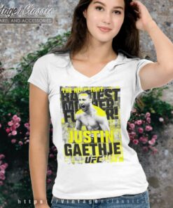 Ufc Justin Gaethje Ufc 291 Bmf Champ V Neck TShirt