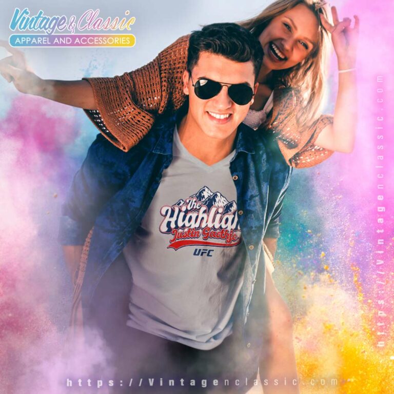 Ufc Justin The Highlight Gaethje V Neck TShirt Ufc Justin The Highlight Gaethje V Neck TShirt
