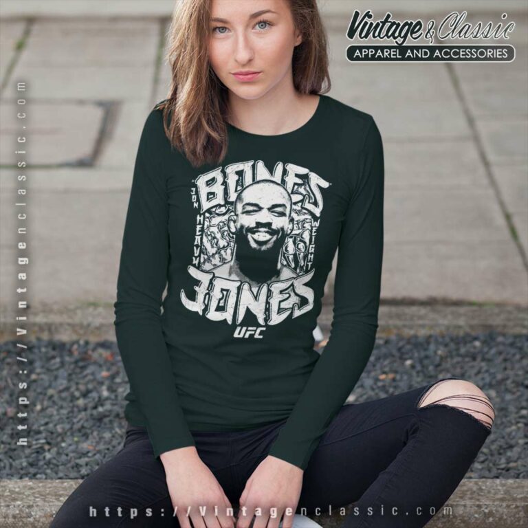 Ufc Light Heavyweight Jon Jones Bones Long Sleeve Tee Ufc Light Heavyweight Jon Jones Bones Long Sleeve Tee