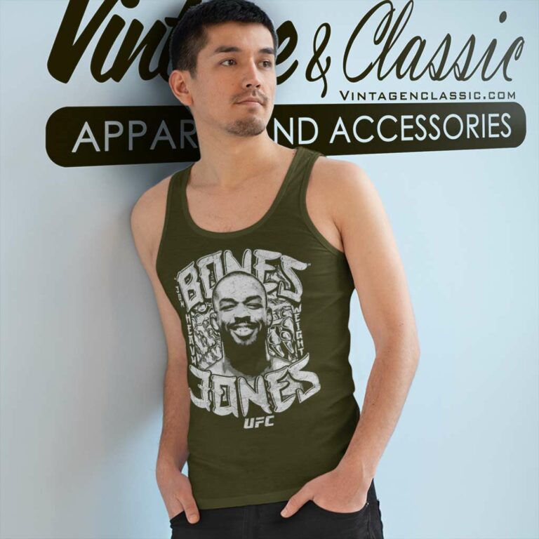 Ufc Light Heavyweight Jon Jones Bones Tank Top Racerback Ufc Light Heavyweight Jon Jones Bones Tank Top Racerback