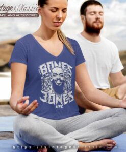 Ufc Light Heavyweight Jon Jones Bones V Neck TShirt