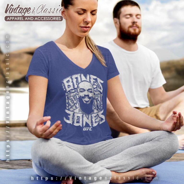 Ufc Light Heavyweight Jon Jones Bones V Neck TShirt Ufc Light Heavyweight Jon Jones Bones V Neck TShirt