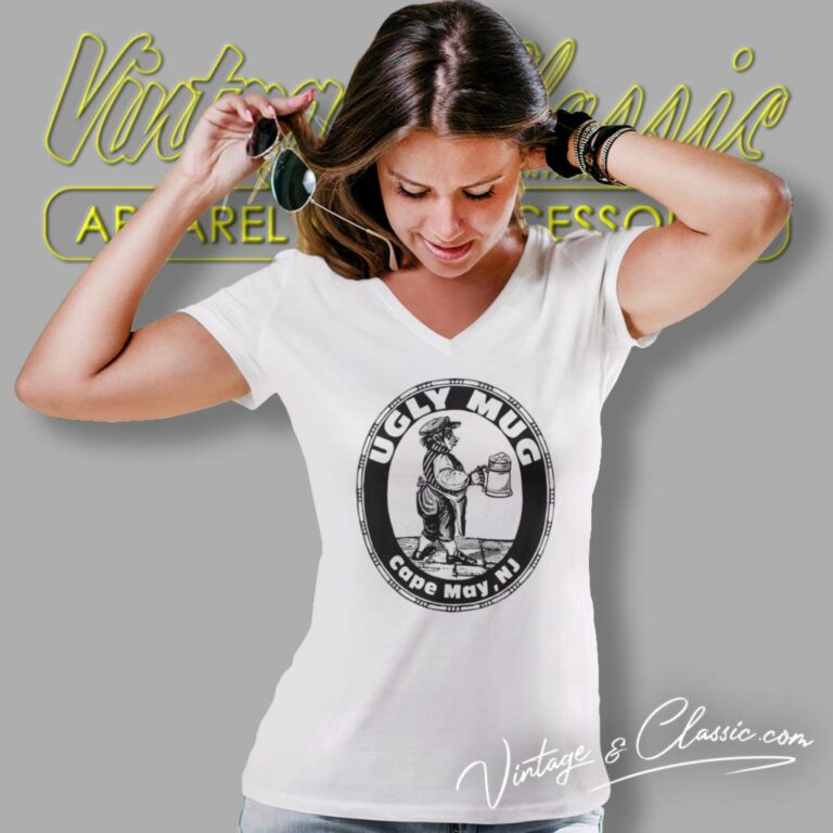 Ugly Mug Restaurant Bar Cape May New Jersey Beer V Neck TShirt Ugly Mug Restaurant Bar Cape May New Jersey Beer V Neck TShirt