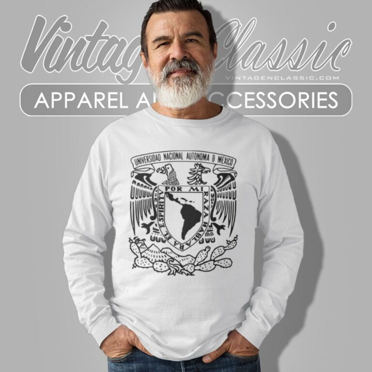 Unam Shirt National Autonomous University Of Mexico Long Sleeve Tee Unam Shirt National Autonomous University Of Mexico Long Sleeve Tee