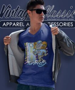 Unc Shirt University Of North Carolina Tar Heels V Neck TShirt