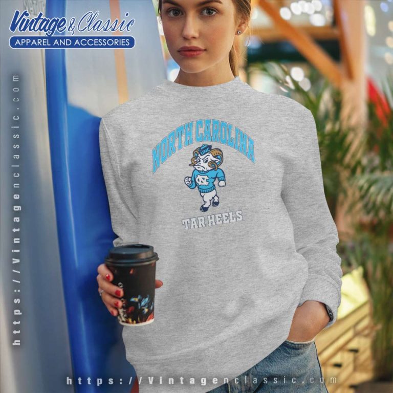 Unc Tar Heels Mascot Logo Sweatshirt Unc Tar Heels Mascot Logo Sweatshirt