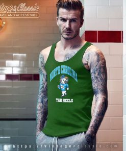 Unc Tar Heels Mascot Logo Tank Top Racerback