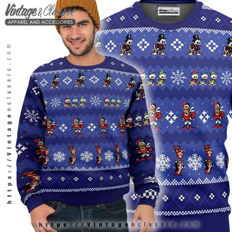Uncle Scrooge Mcduck Ugly Christmas Sweater Ugly Sweater Uncle Scrooge Mcduck Ugly Christmas Sweater Ugly Sweater