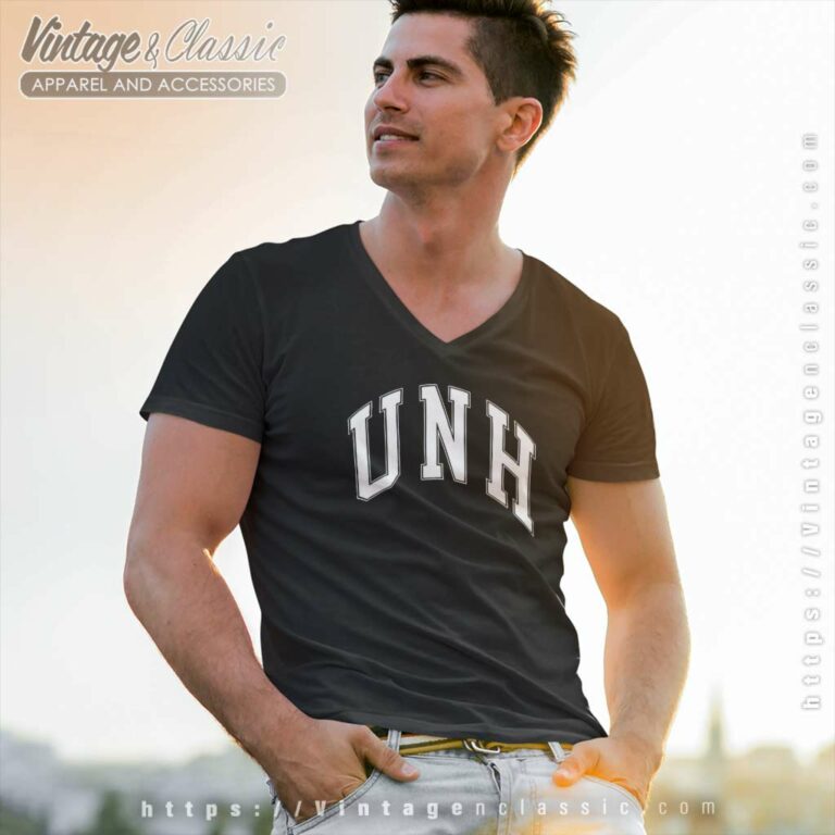 Unh University Of New Hampshire V Neck TShirt Unh University Of New Hampshire V Neck TShirt