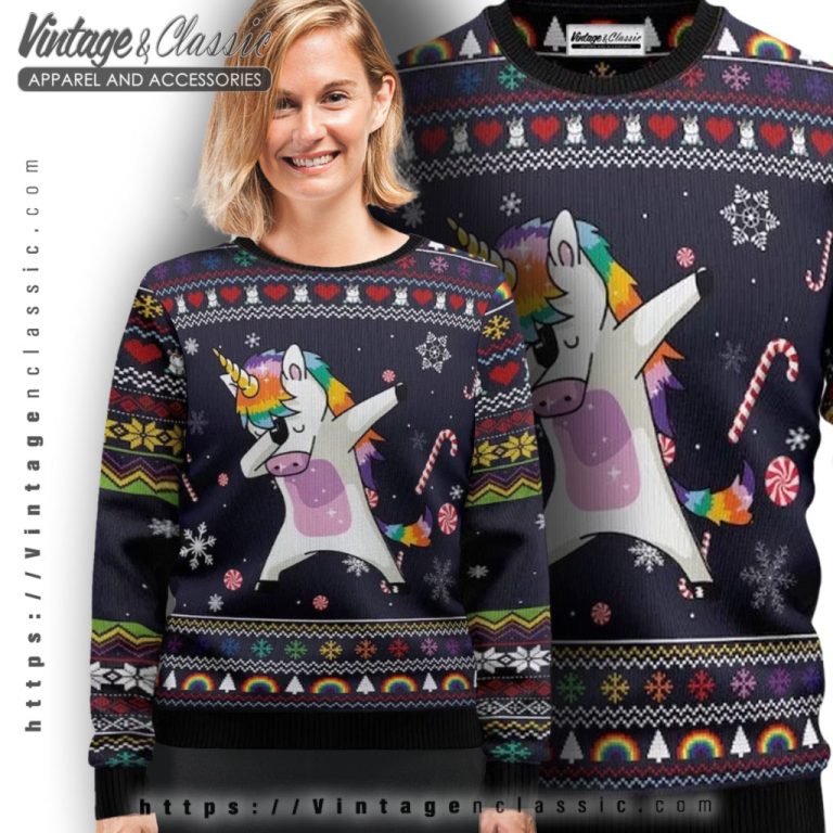 Unicorn Dab Ugly Christmas Sweater Ugly Sweater shirt Unicorn Dab Ugly Christmas Sweater Ugly Sweater shirt