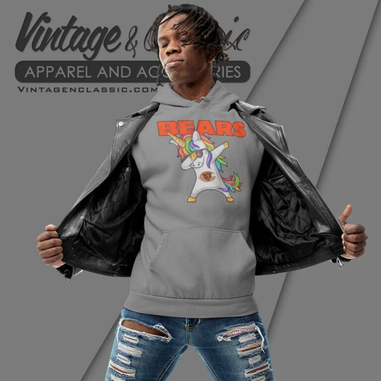 Unicorn Dabbing Chicago Bears Hoodie Unicorn Dabbing Chicago Bears Hoodie