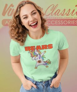 Unicorn Dabbing Chicago Bears Women TShirt