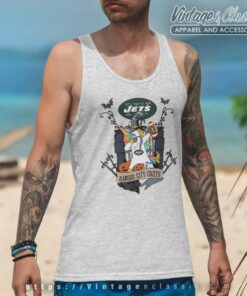 Unicorn Halloween New York Jets Tank Top Racerback