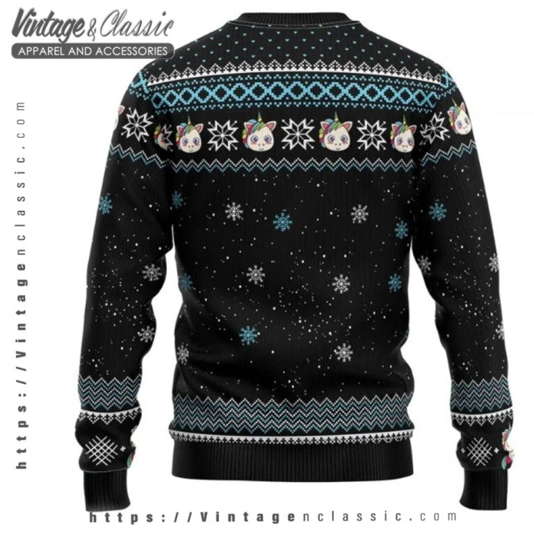 Unicorn Pew Pew Ugly Christmas Sweater back Ugly Sweater Unicorn Pew Pew Ugly Christmas Sweater back Ugly Sweater