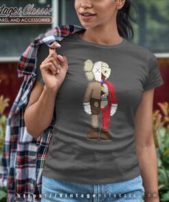 Uniqlo Mens Kaws Collection White Graphic Women TShirt