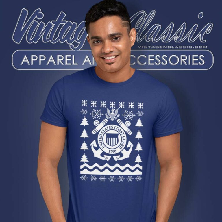 United States Coast Guard 1790 Ugly Christmas Uscg Xmas T Shirt 1 United States Coast Guard 1790 Ugly Christmas Uscg Xmas T Shirt 1