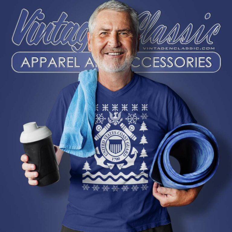 United States Coast Guard 1790 Ugly Christmas Uscg Xmas V Neck TShirt 1 United States Coast Guard 1790 Ugly Christmas Uscg Xmas V Neck TShirt 1