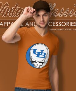 University At Buffalo Grateful Dead Steal Your Face V Neck TShirt
