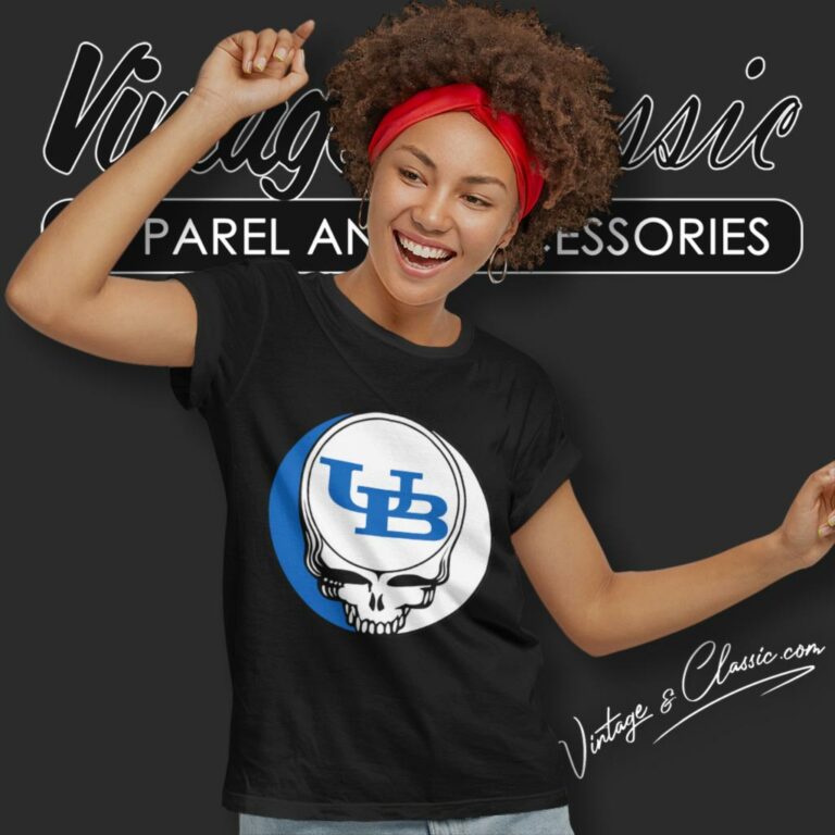University At Buffalo Grateful Dead Steal Your Face Women T Shirt University At Buffalo Grateful Dead Steal Your Face Women T Shirt