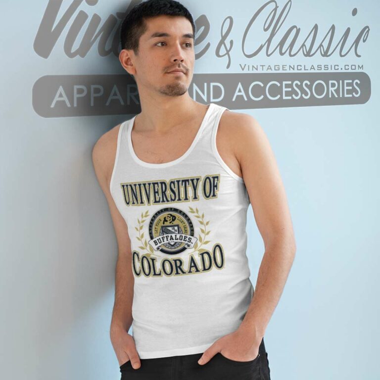 University Colorado Buffaloes Laurels Officially Licensed Tank Top Racerback University Colorado Buffaloes Laurels Officially Licensed Tank Top Racerback