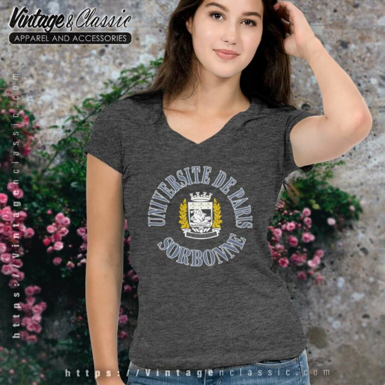 University De Paris Sorbonne V Neck TShirt University De Paris Sorbonne V Neck TShirt