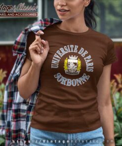 University De Paris Sorbonne Shirt 6 University De Paris Sorbonne Women TShirt