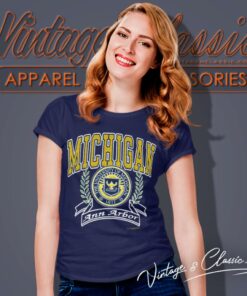 University Michigan Ann Arbor Women T Shirt