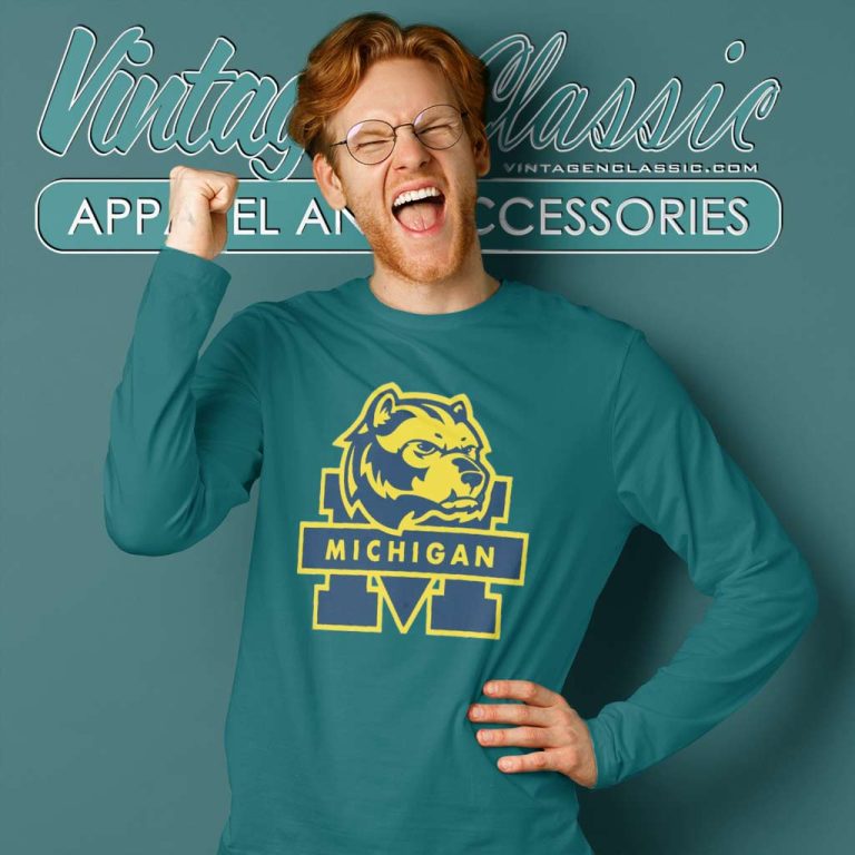 University Michigan Shirt Ncaa University Of Michigan Wolverines Long Sleeve Tee University Michigan Shirt Ncaa University Of Michigan Wolverines Long Sleeve Tee