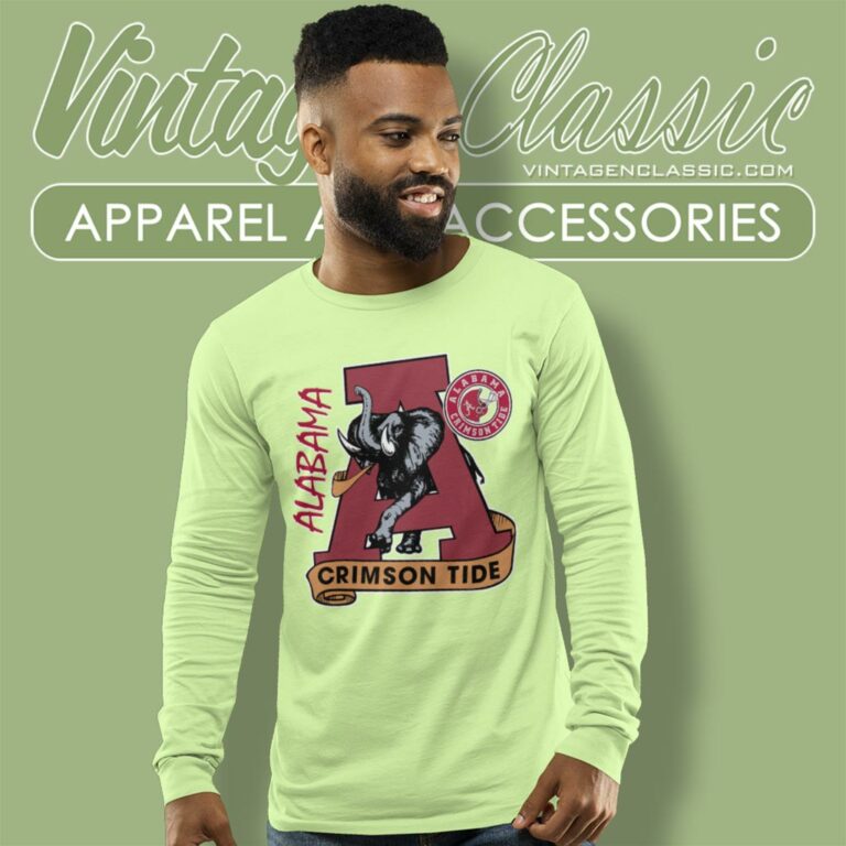 University Of Alabama Crimson Long Sleeve Tee University Of Alabama Crimson Long Sleeve Tee