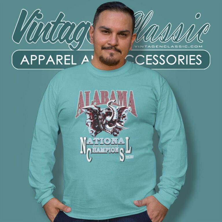 University Of Alabama Crimson Tide Football National Champions Long Sleeve Tee University Of Alabama Crimson Tide Football National Champions Long Sleeve Tee