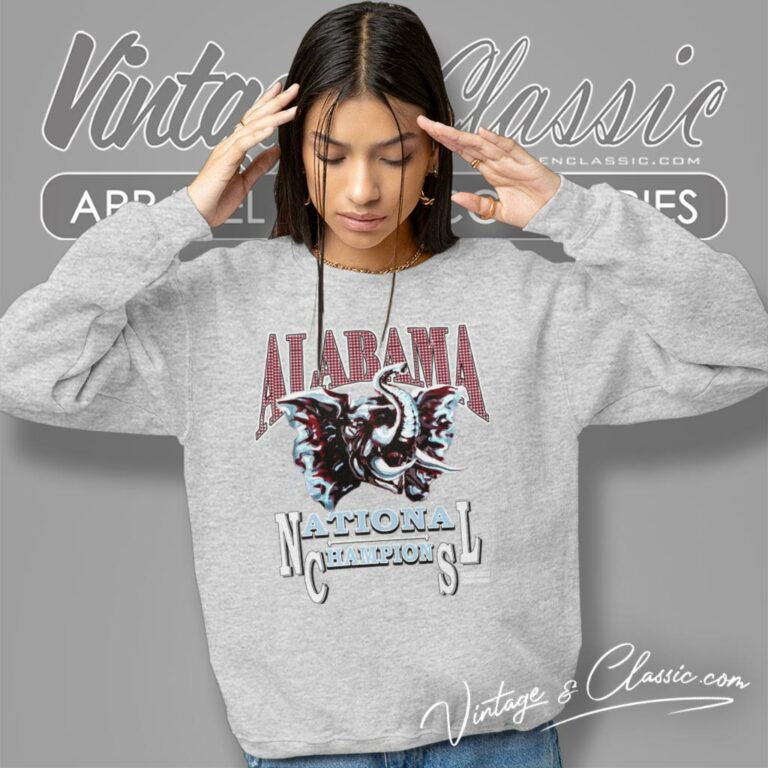 University Of Alabama Crimson Tide Football National Champions Sweatshirt University Of Alabama Crimson Tide Football National Champions Sweatshirt