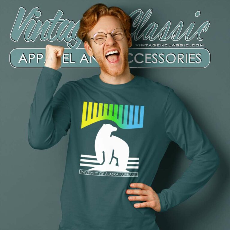 University Of Alaska Fairbanks Long Sleeve Tee University Of Alaska Fairbanks Long Sleeve Tee