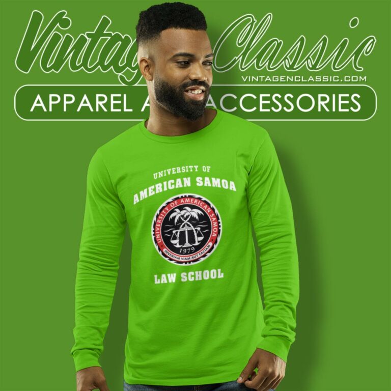 University Of American Samoa Law School Long Sleeve Tee University Of American Samoa Law School Long Sleeve Tee