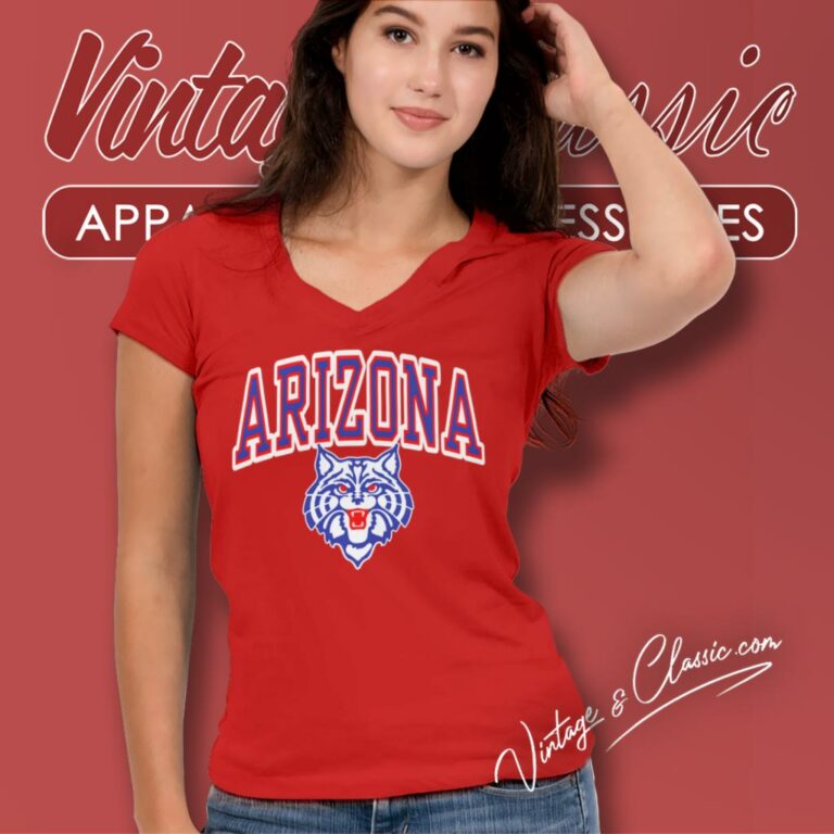 University Of Arizona Wildcats V Neck TShirt University Of Arizona Wildcats V Neck TShirt