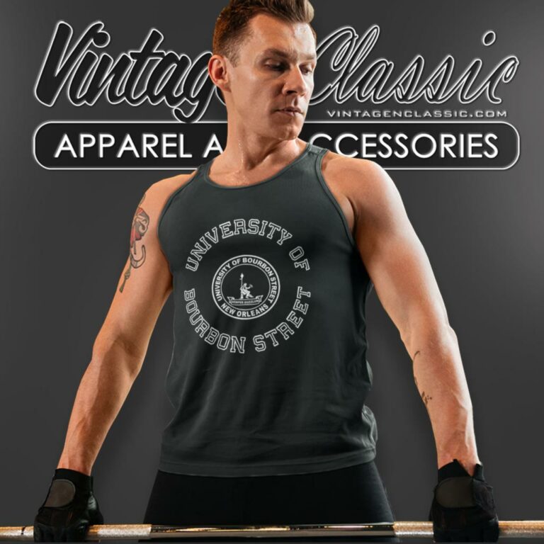 University Of Bourbon Street Tank Top Racerback University Of Bourbon Street Tank Top Racerback