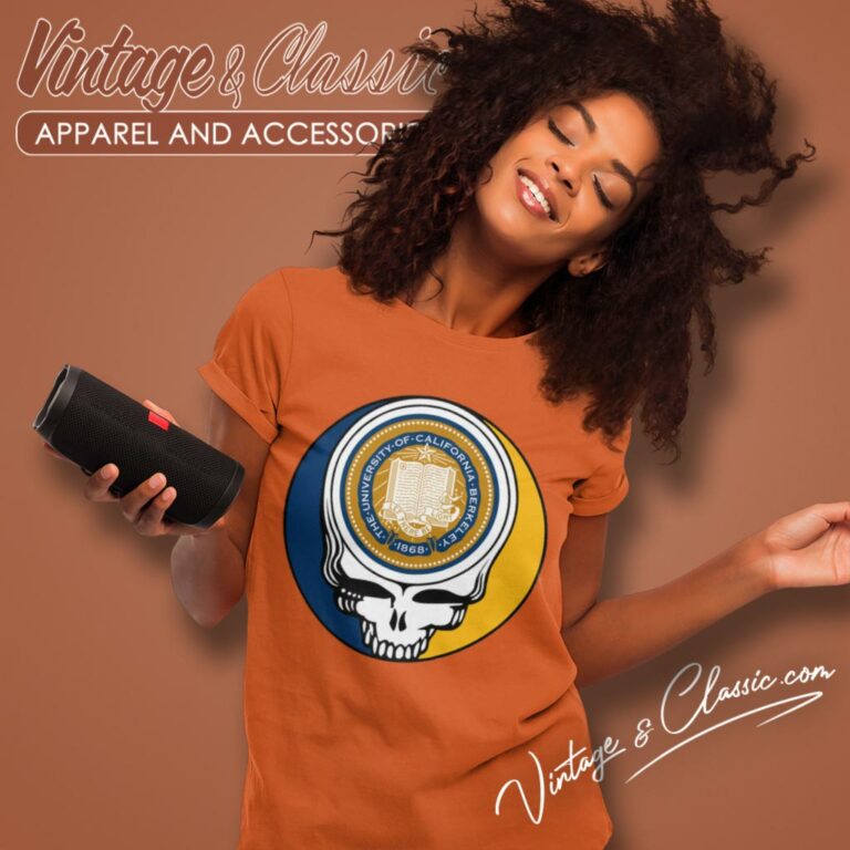 University Of California Berkeley Grateful Dead Steal Your Face Women T Shirt University Of California Berkeley Grateful Dead Steal Your Face Women T Shirt