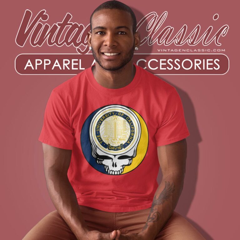 University Of California Davis Grateful Dead Steal Your Face T Shirt University Of California Davis Grateful Dead Steal Your Face T Shirt