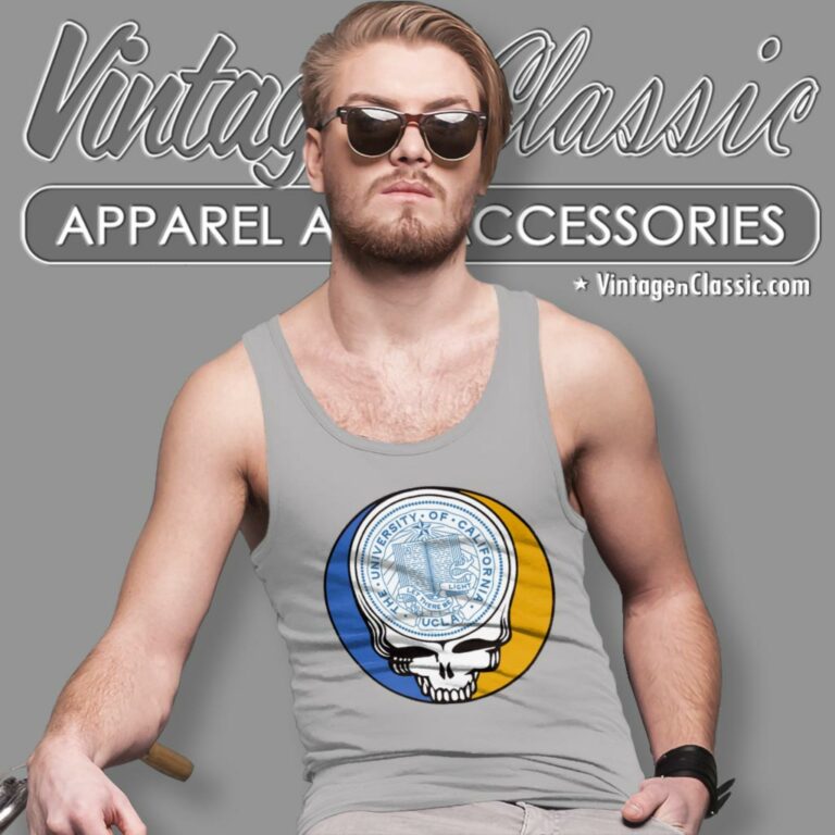 University Of California Los Angeles Grateful Dead Steal Your Face Tank Top Racerback University Of California Los Angeles Grateful Dead Steal Your Face Tank Top Racerback