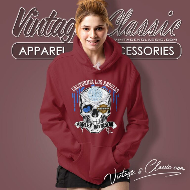 University Of California Los Angeles Harley Davidson Skull Hoodie University Of California Los Angeles Harley Davidson Skull Hoodie