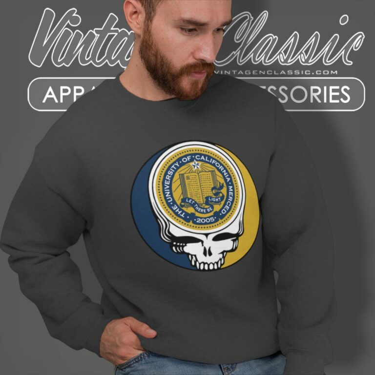 University Of California Merced Grateful Dead Steal Your Face Sweatshirt University Of California Merced Grateful Dead Steal Your Face Sweatshirt