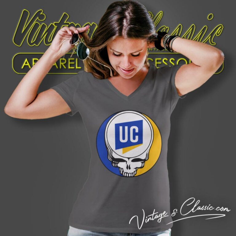 University Of California Riverside Grateful Dead Steal Your Face V Neck TShirt University Of California Riverside Grateful Dead Steal Your Face V Neck TShirt