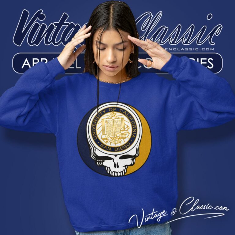 University Of California San Diego Grateful Dead Steal Your Face Sweatshirt University Of California San Diego Grateful Dead Steal Your Face Sweatshirt