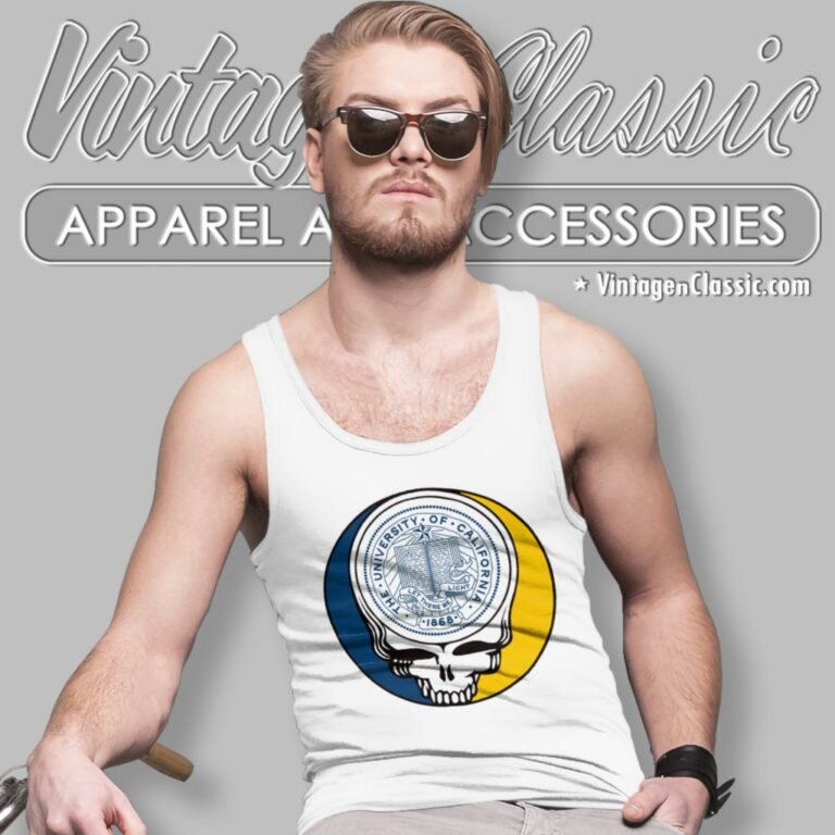 University Of California Santa Cruz Grateful Dead Steal Your Face Tank Top Racerback University Of California Santa Cruz Grateful Dead Steal Your Face Tank Top Racerback