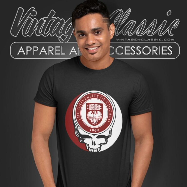 University Of Chicago Grateful Dead Steal Your Face T Shirt University Of Chicago Grateful Dead Steal Your Face T Shirt