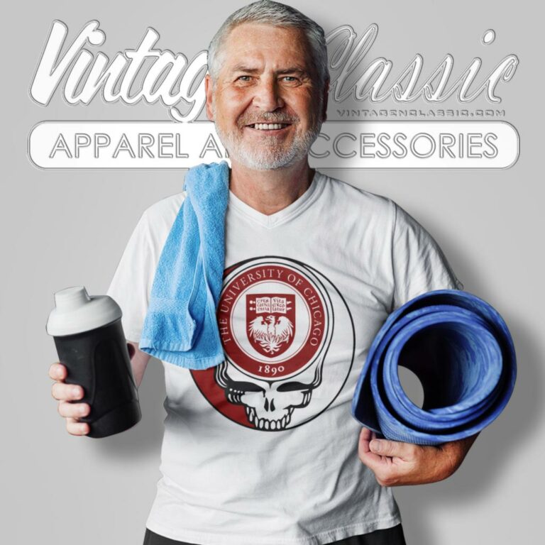 University Of Chicago Grateful Dead Steal Your Face V Neck TShirt University Of Chicago Grateful Dead Steal Your Face V Neck TShirt