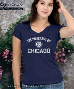 University Of Chicago Shirt 5 University Of Chicago V Neck TShirt