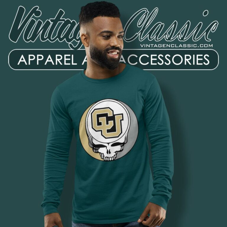 University Of Colorado Boulder Grateful Dead Steal Your Face Long Sleeve Tee University Of Colorado Boulder Grateful Dead Steal Your Face Long Sleeve Tee